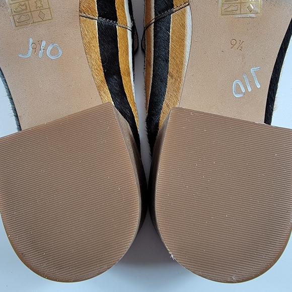 Madewell The Willa Loafer Mule in Striped Calf Hair, Size 9.5 - Picture 12 of 15